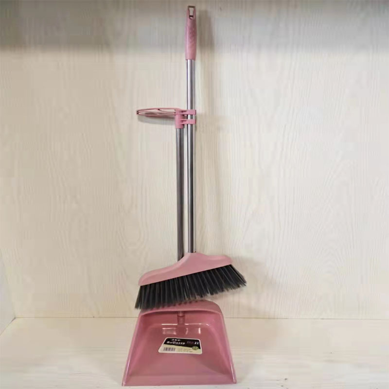 Combination Sets Broom Set Double Wire Head Combination Sets Sweep Household Broom Dustpan Combination Handle Twist Wire Broom 0588