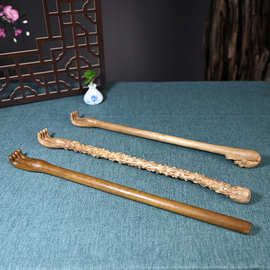 金丝楠木痒痒挠金蟾招财痒痒抓家居用品挠痒神器不求人实木工艺品