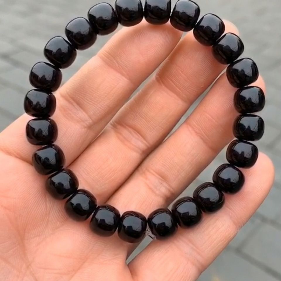 纯极品印尼红椰蒂9*8老型桶珠手串特价98桶珠手串天然椰蒂无优化