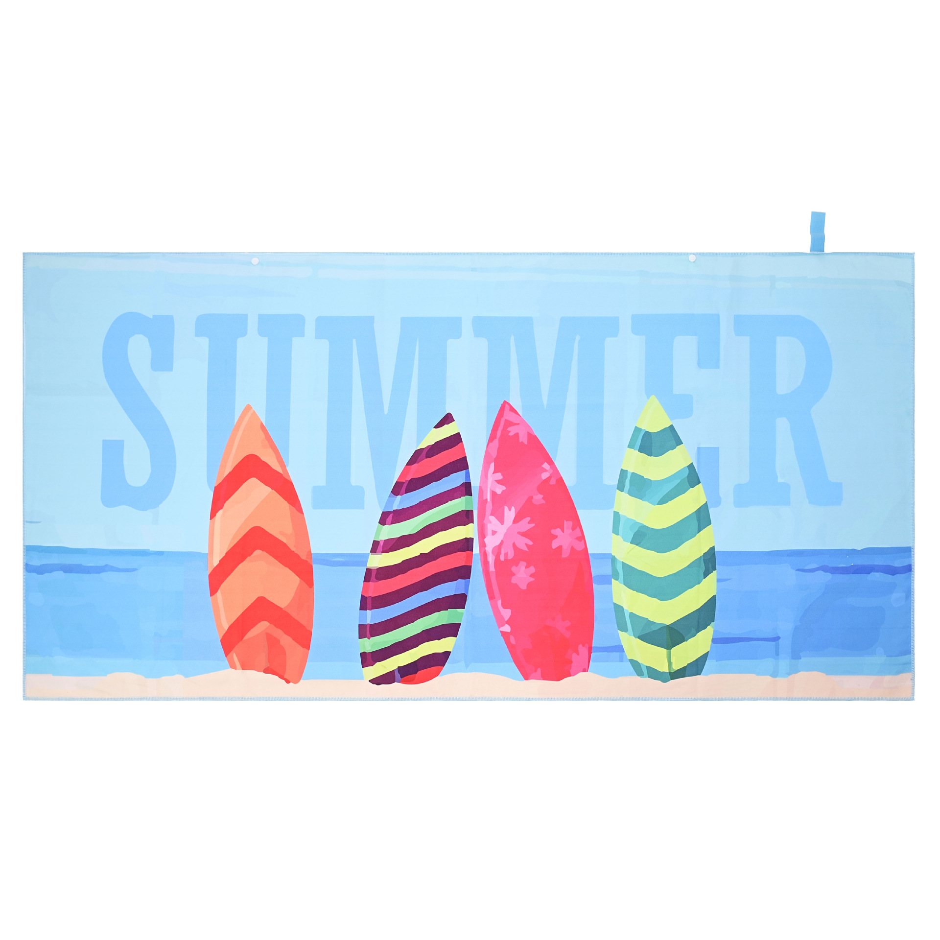 Double-Sided Velvet Printed Bath Towel Factory in Stock Wholesale Reactive Digital Printing Adult Beach Portable Swimming Beach Towel