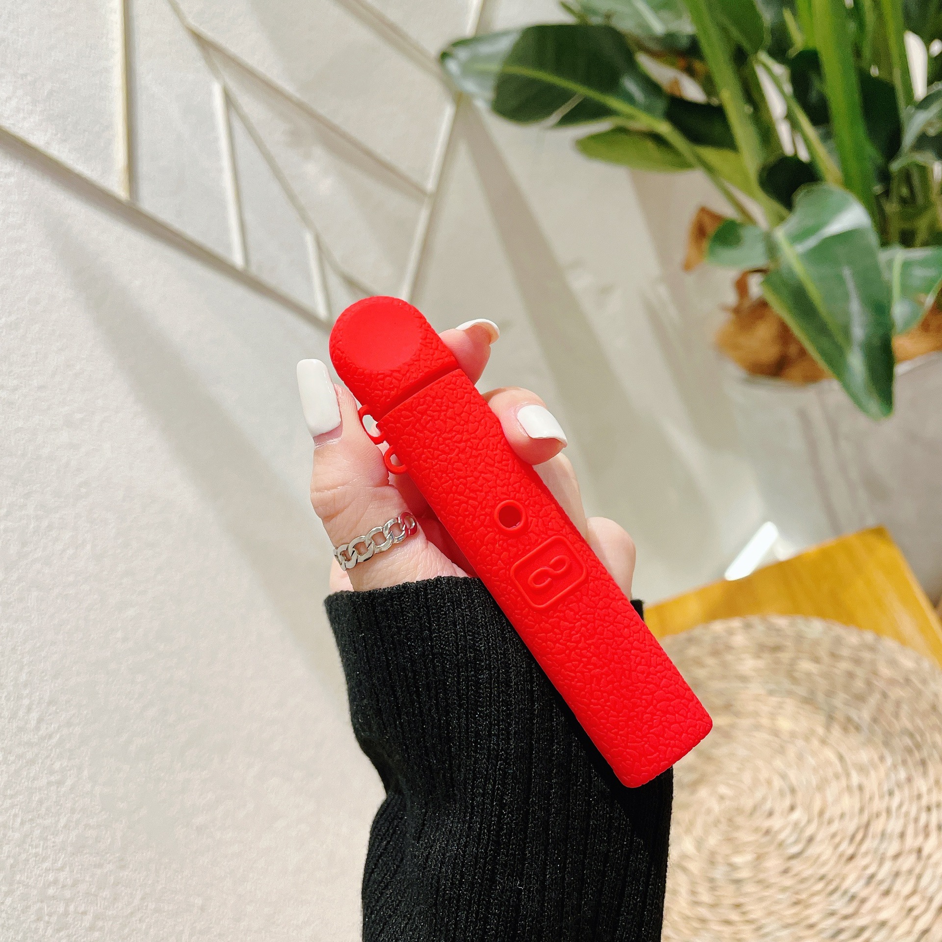 适用于relx4代皮纹硅胶套锐克电子器烟套四代无限锐克4悦客relax