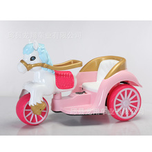 新设计的仿真电动小马车适合2-7岁的孩子使用宝宝电动摩托车