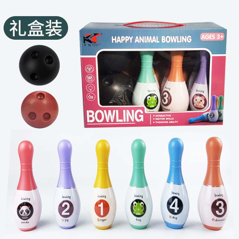 New Fun Bowling Set Student Children Indoor Sports Exercise Toys Parent-Child Interaction Kindergarten Gifts