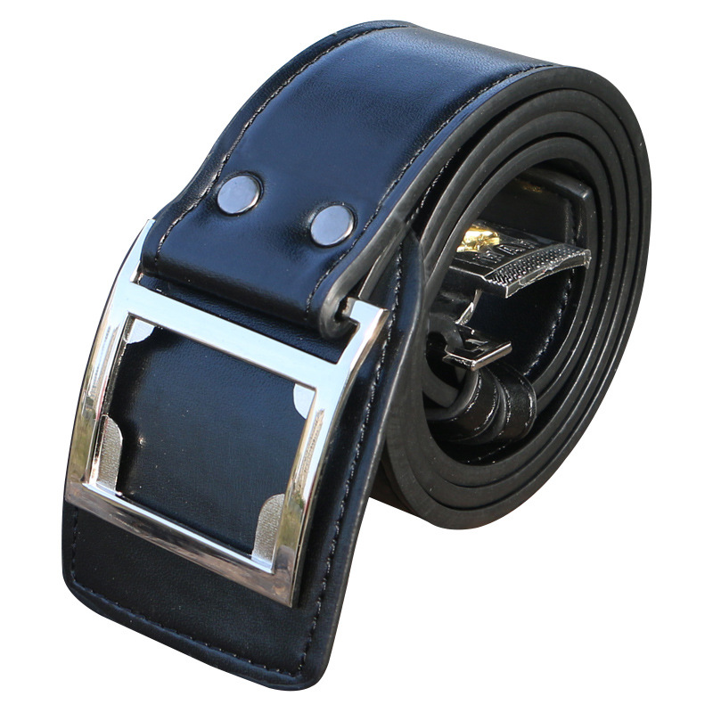 常服外腰带pu皮皮带黑色军迷保安外腰带战术腰带新式作训腰带