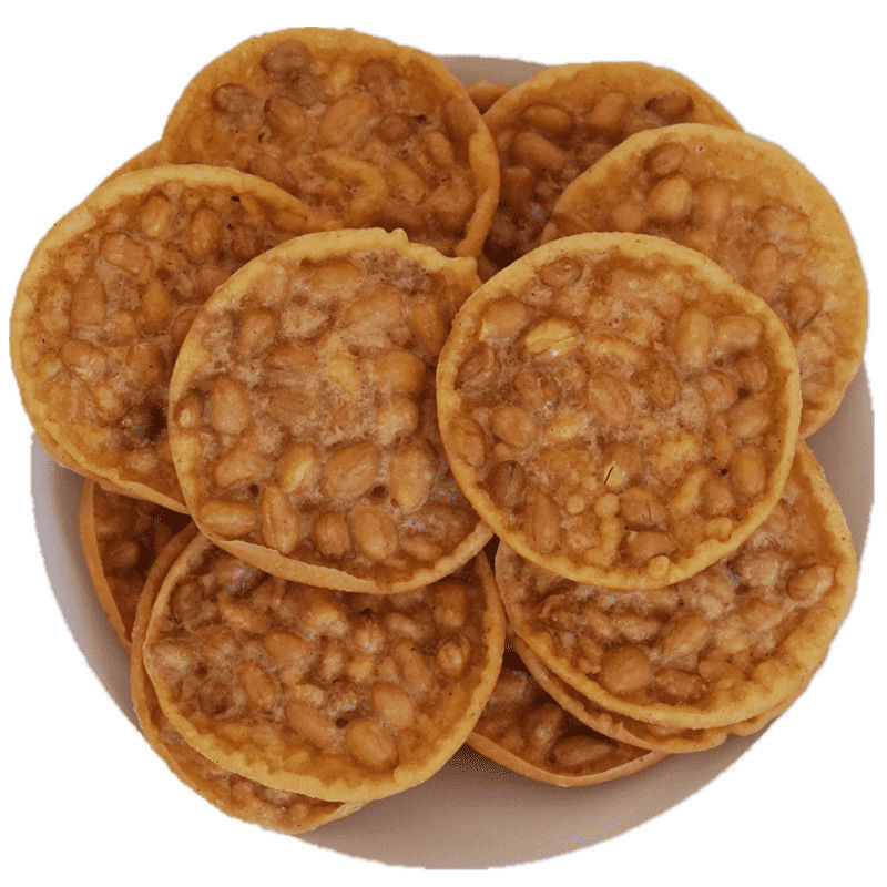 82成交12件广西平南特产花生饼油炸香酥脆地豆饼下酒菜客家特产花生