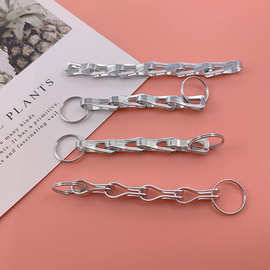 镀镍铁皮瓜子链 铁皮冲压链条 灯饰吊链diy饰品配链 白钢瓜子链条