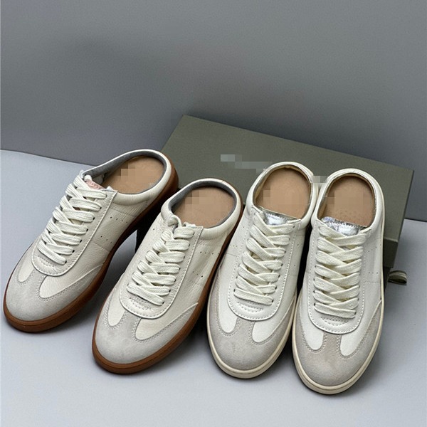 2024外贸尾单女鞋平底欧美运动休闲平跟包头拖鞋凉拖鞋带乐福鞋