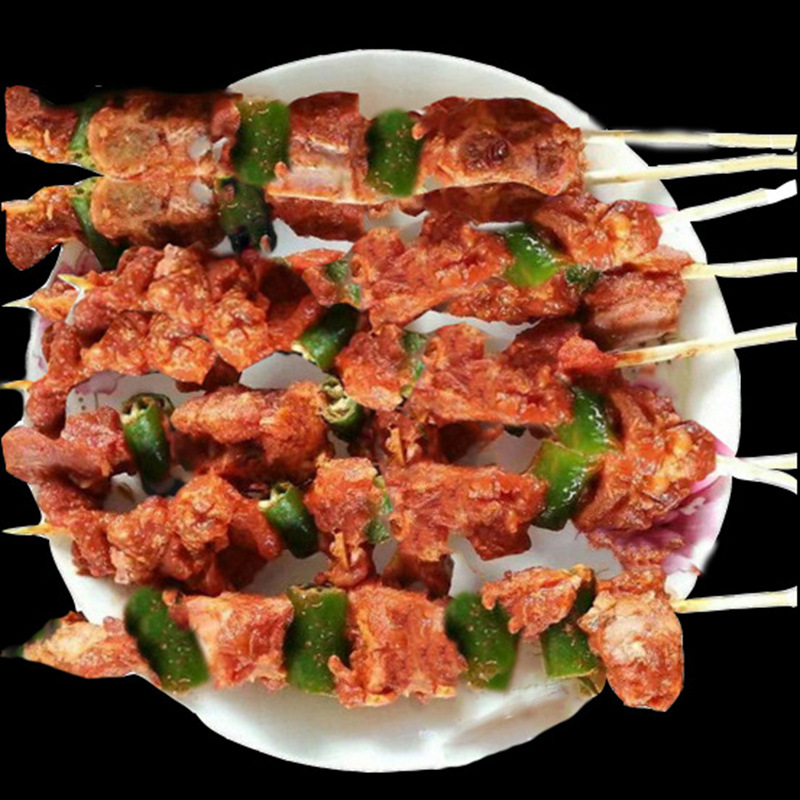 青椒骨连串700g20串芝香肉串烧烤肉串烤串铁板火锅商用冷冻半成品