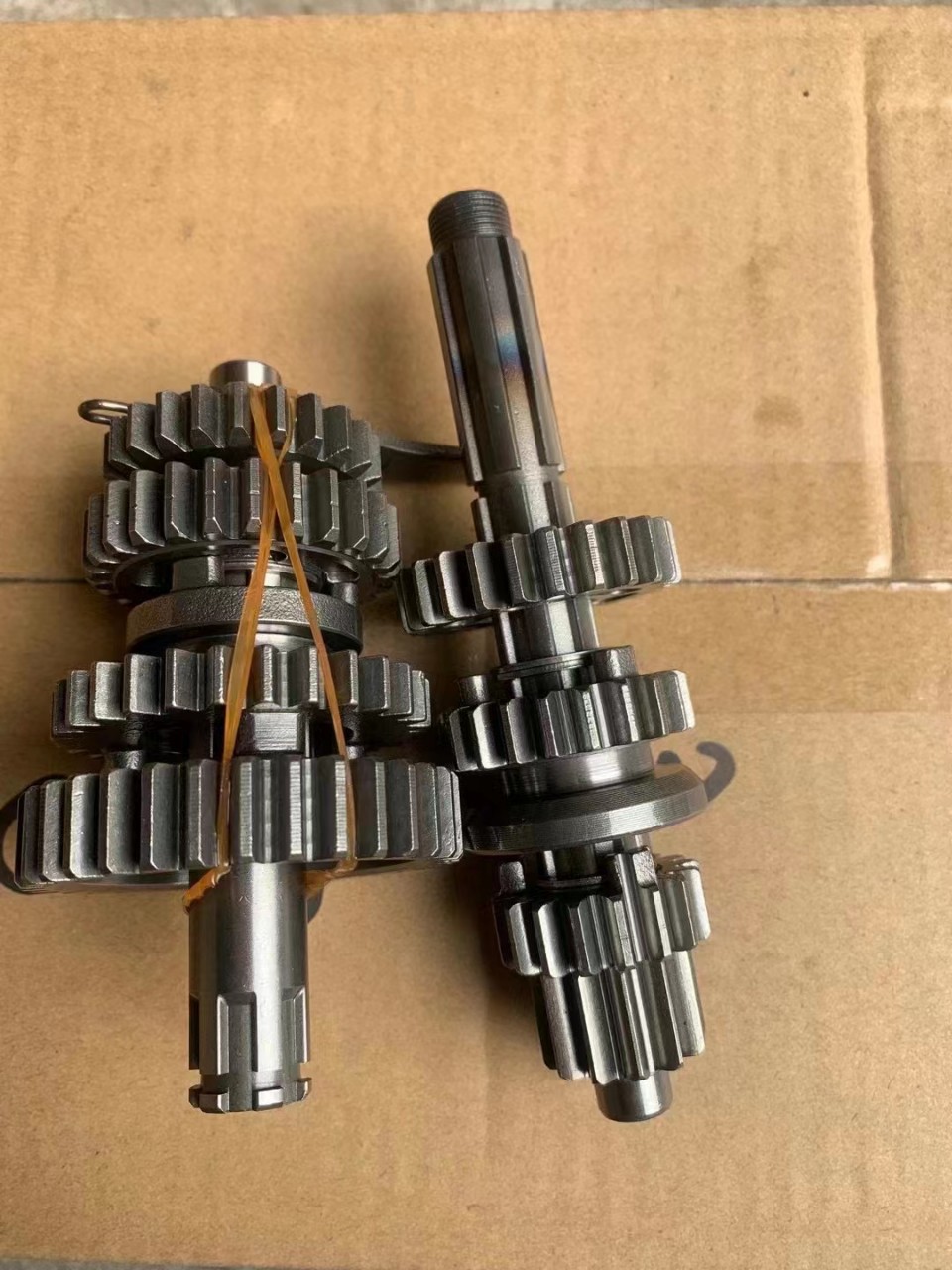 摩托车发动机c100 100主副轴齿轮总成 全车齿轮 换挡主副轴总成