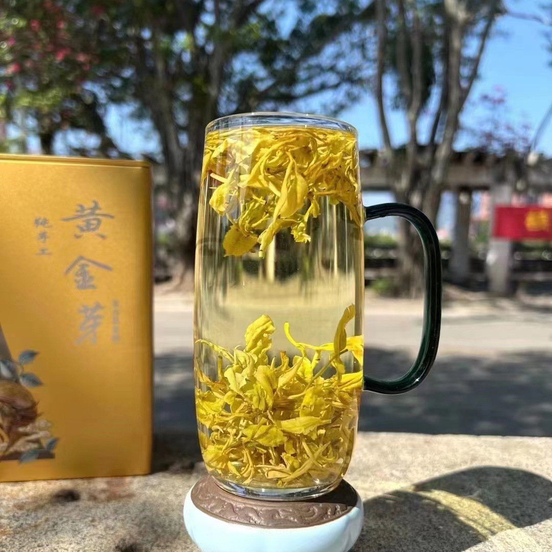 【源头茶厂】安吉白茶手工黄金芽绿茶批发铁罐装支持全国一件代发