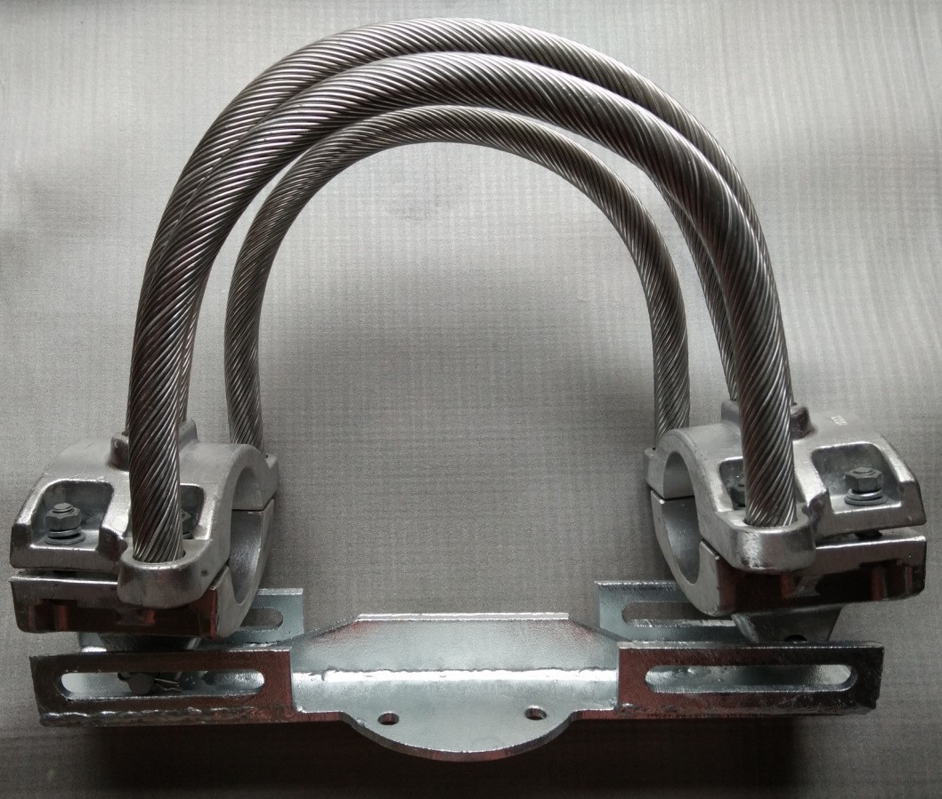 厂家直销规格齐全电力金具管形母线伸缩夹管母支撑夹