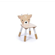 加工实木创意儿童板凳，梅花鹿喷绘可爱造型