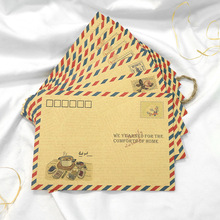 8 Romantic Love Literary Kraft Envelope Set Letterheads跨境