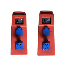 手提式插座配电箱工地建筑用电临时箱五孔10A插座箱IP44开关红箱