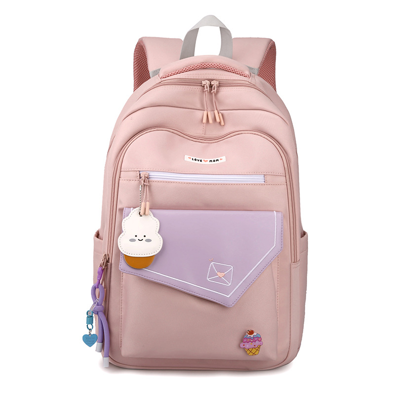 New Schoolbag High School Student Lightweight Junior School Backpack Campus Backpack