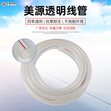 批发pvc软管纤维增强线管4分6分1寸蛇皮管透明塑料自来水蛇皮管