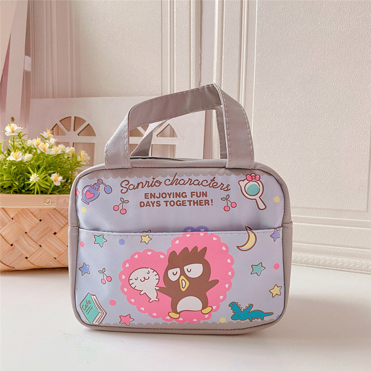 Japanese Girl Heart Clow Lunch Bag Cartoon Cute Heat Preservation Lunch Box Bag Student Lunch Bag Cinnamoroll Babycinnamoroll Handbag