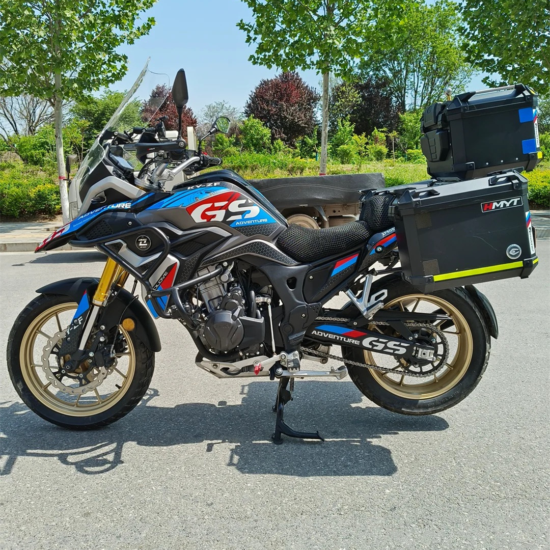 新款凯越525x街车贝纳利金鹏502拉力车男士巡航旅行越野摩托车