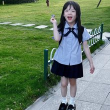 泰国泰式儿童校服套装幼儿园园服中小学生学院风毕业照运动会班服