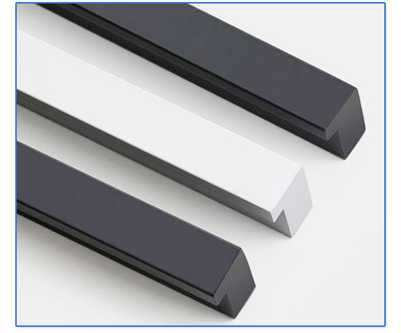 美式t字型一米黑色加长铝型材拉手衣柜书桌抽屉鞋柜门把手订购