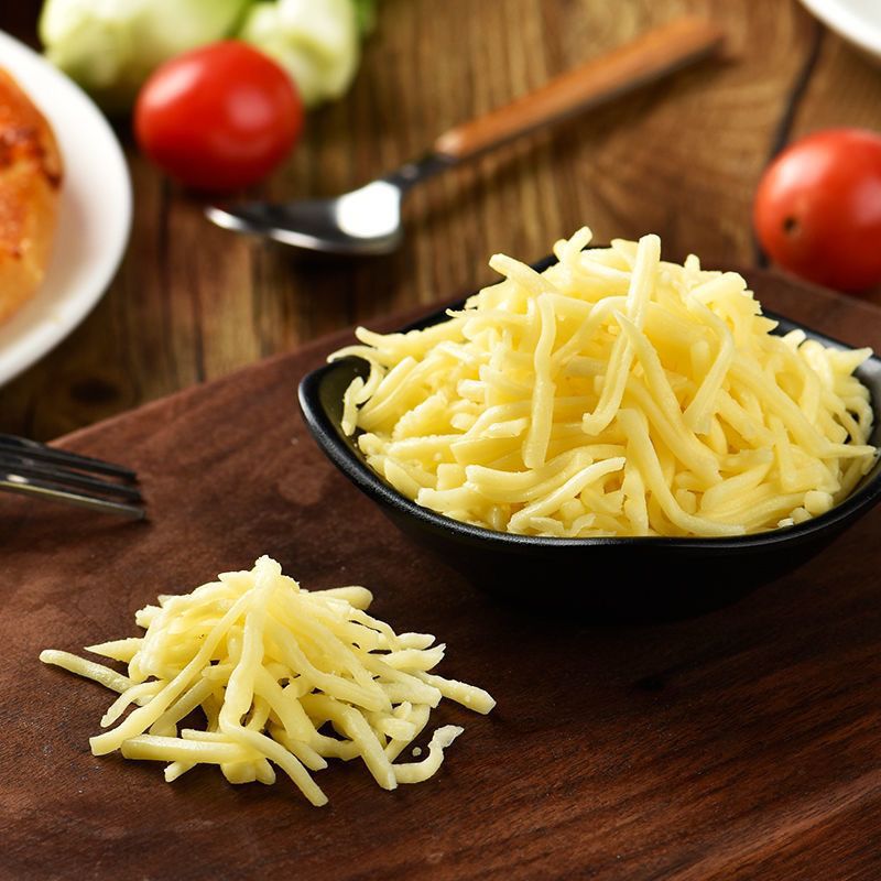 芝士片安佳原制碎拉丝家用披萨焗饭安佳马苏里拉奶酪碎网红礼盒装