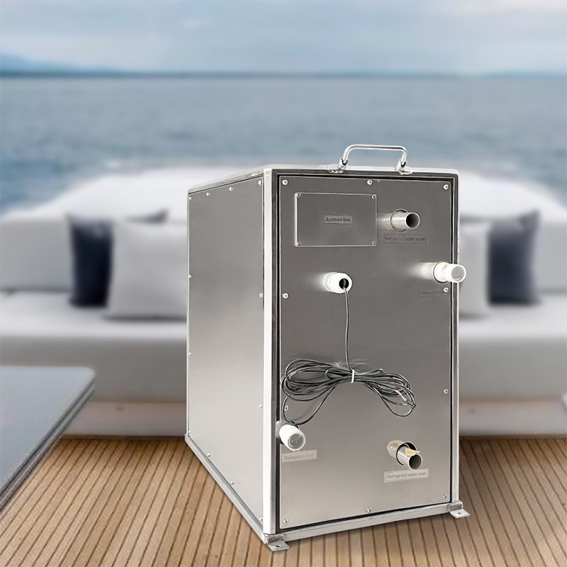 中东欧盟出口ce认证客轮游艇空调冷风机60000btu水冷机组船用空调