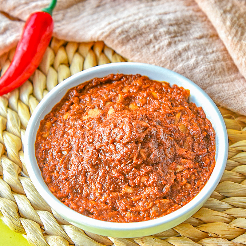 永安 紫金辣椒酱200g*4瓶 农家特产蒜香辣酱拌饭炒菜调味酱瓶装