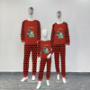2022 Cross border new pattern Amazon Europe and America Christmas With children Homewear Home Furnishings pajamas suit