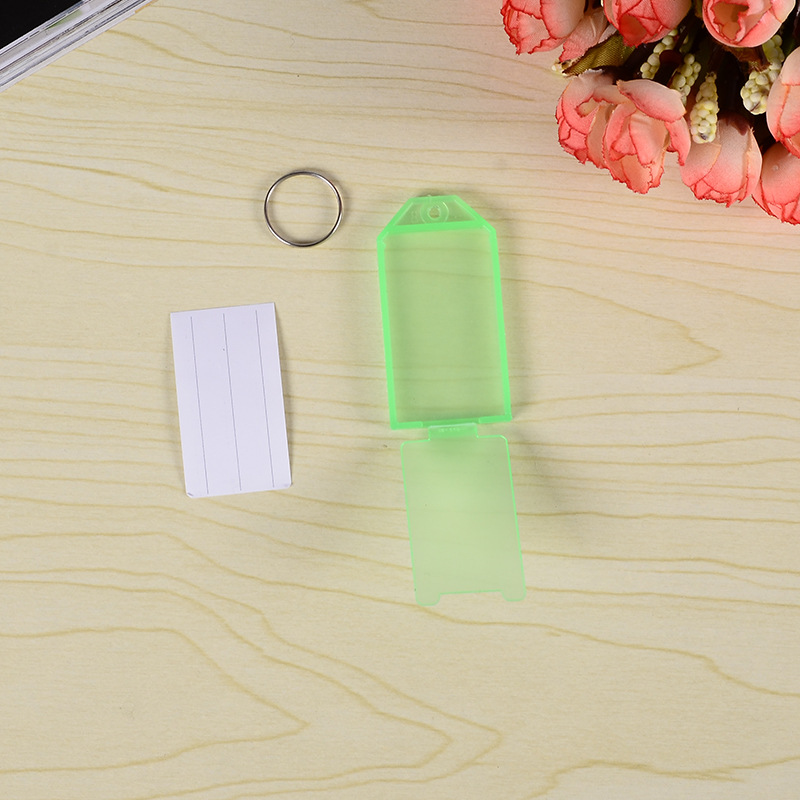 Changhe Wholesale PE Color Plastic Key Card Luggage Tag Mark Classification Number Listing Hotel Hotel