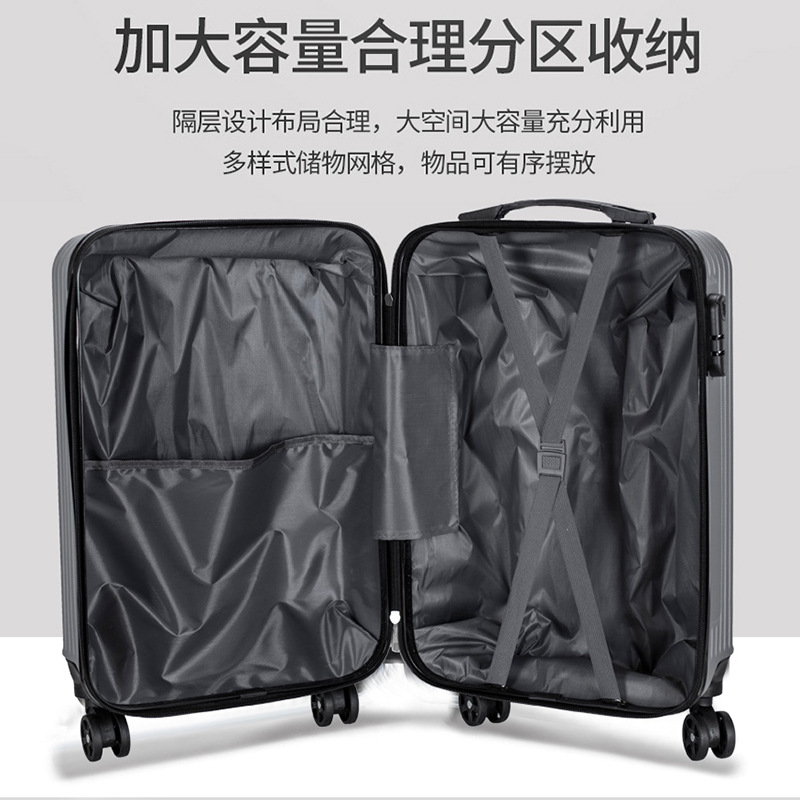 New Adult Trolley Case Wholesale Large Capacity Student Luggage 20.22 Million-Way Wheel Long-Distance Travel Boarding Bag