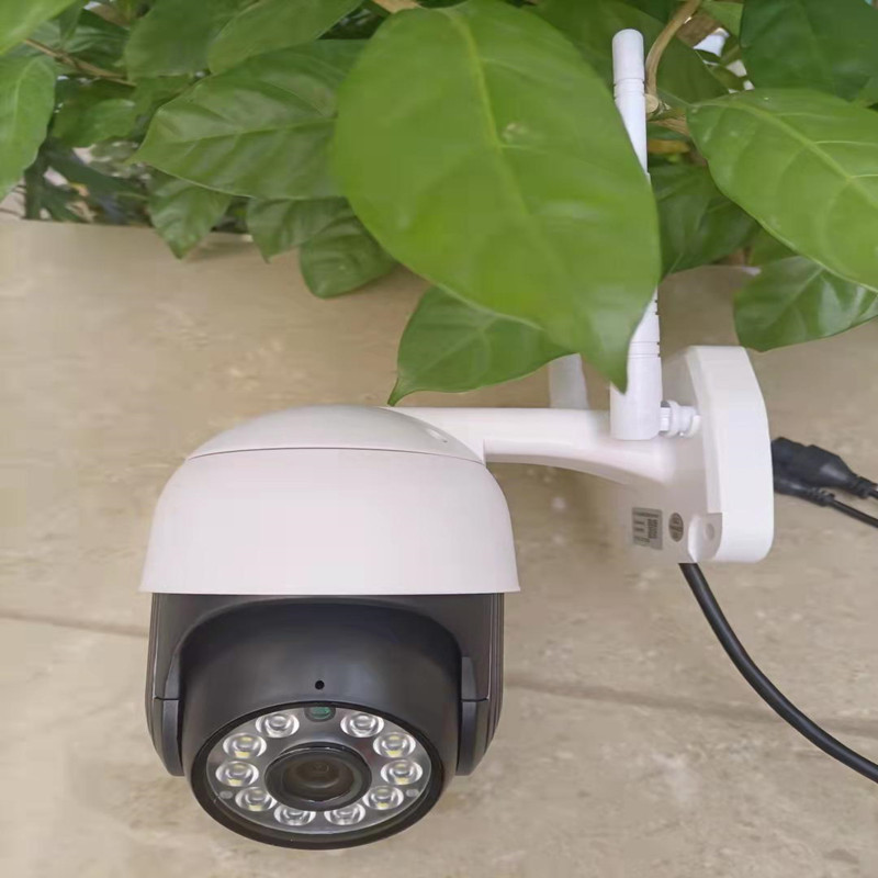 现货包邮高清看家护院wifi摄像头 喇叭喊话胶壳防水4g太阳能监控