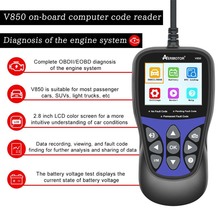 AERMOTOR v850 OBD2EOBD CODE READERE Car scanner 汽车故障扫描