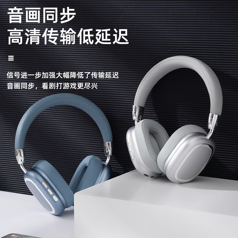 Headset Bluetooth 5.3 Ear Covering Extra Bass Cellphone Computer General Headset Cross-Border Wireless Headset