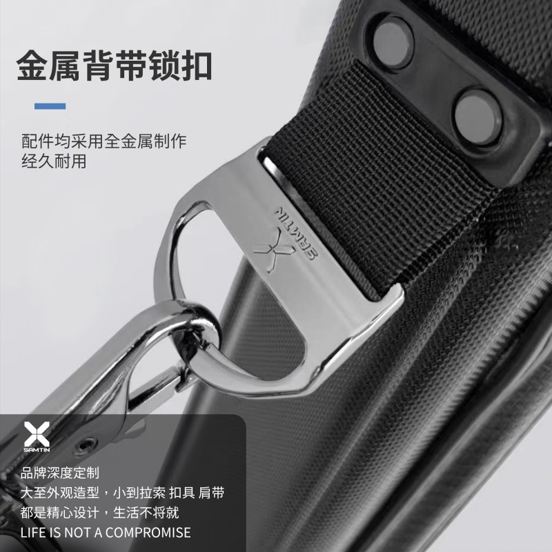 雷臣新款918mini竿包超轻便携式杆包硬壳多功能渔具包伞包钓鱼包