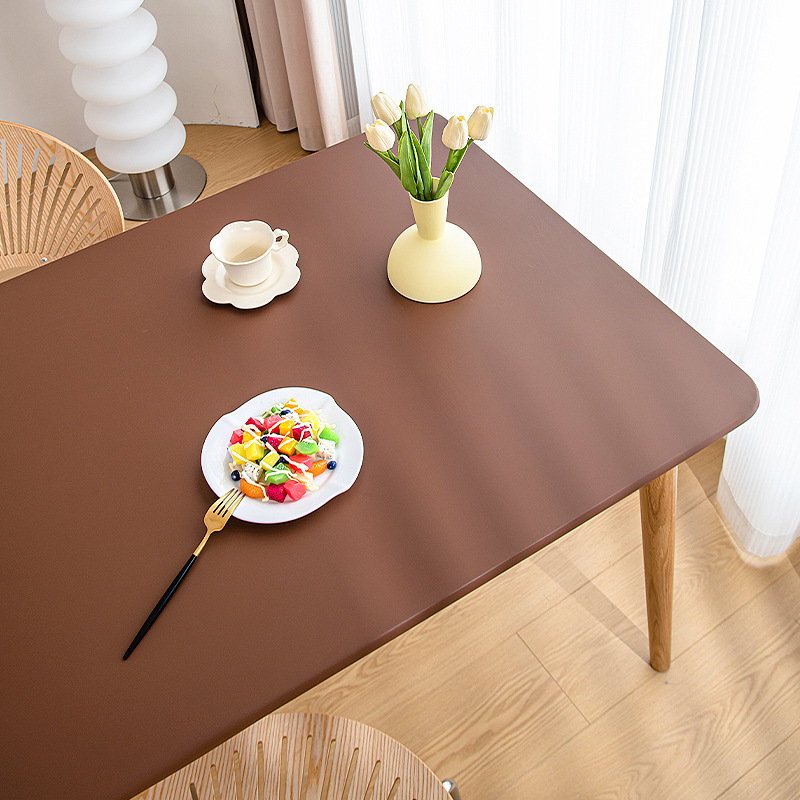 Sheepskin All-Inclusive Tablecloth Waterproof and Oil-Proof Disposable Anti-Scald Tablecloth Coffee Table Fabric Craft Table Cover Table Top Desk Student