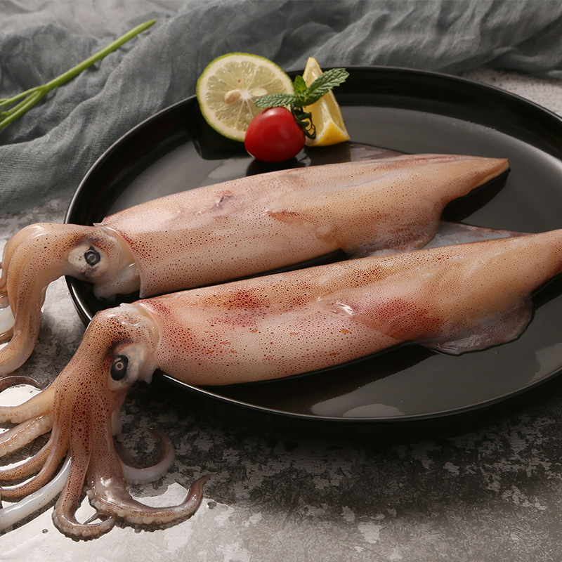 海鲜新鲜大鱿鱼大鱿鱼筒一斤24个500克