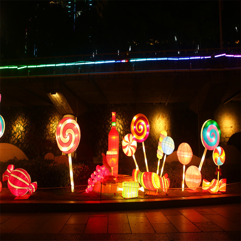 大型户外花灯彩灯过年新春元旦元宵灯展庙会政府公园街道亮化装饰