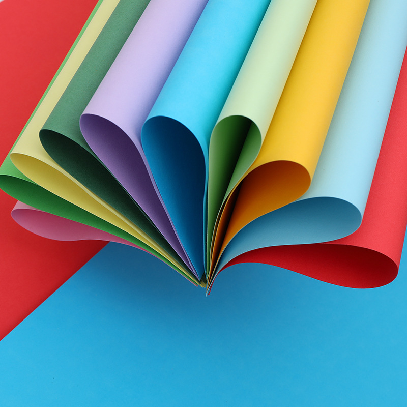 a4卡纸手工彩色彩纸手工纸diy彩卡制作材料儿童手工硬卡纸张
