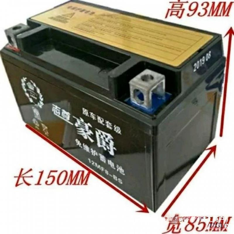 批发原装12v通用12ytx7海王星鬼火免维护女士踏板摩托车干电瓶