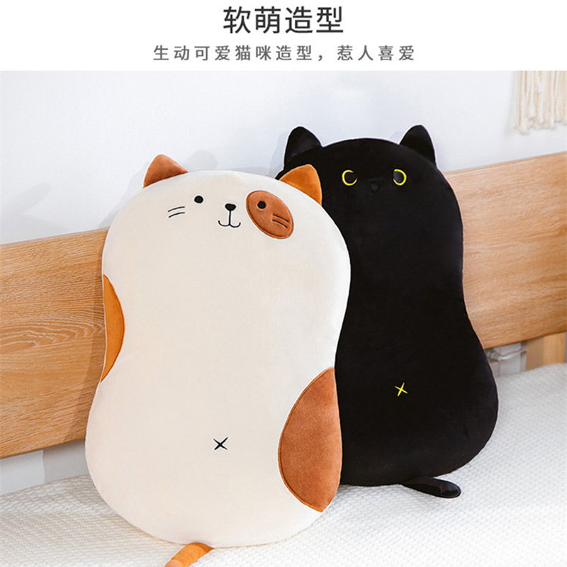 Cat Belly Pillow Skin-Friendly Comfortable Slow Rebound Memory Pillow Cartoon Removable and Washable Cat Belly Pillow Core Single Pack