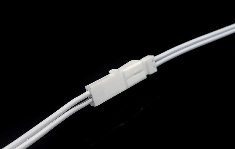 2p白色杜邦公母延长线 橱衣柜灯专用杜邦插头端子线 22#24#连接线