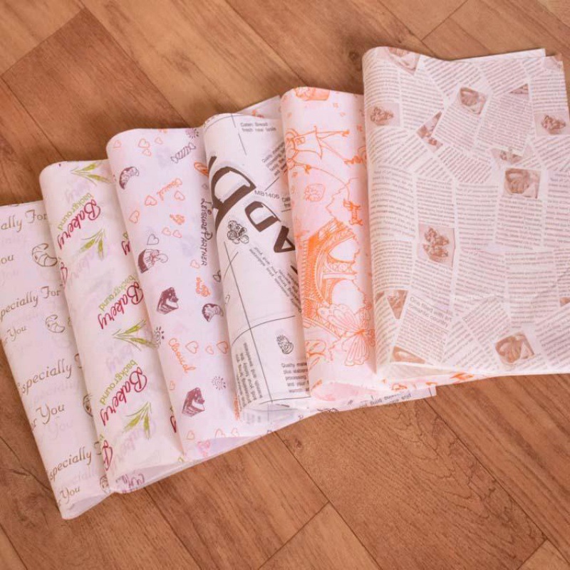 餐垫纸1000张一次性托盘汉堡纸面吸油纸三明治包装纸烘焙餐盘垫纸