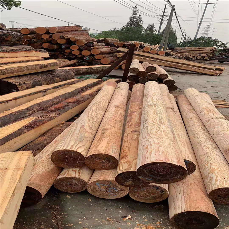 柳杉木方 柳杉古建筑圆柱 景观古建筑木材 杉木条 规格材料
