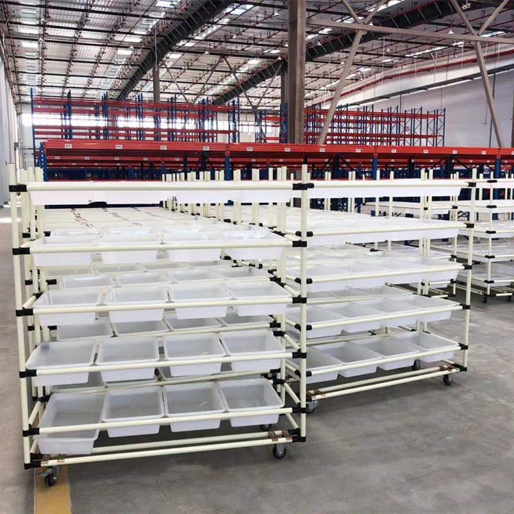 电商仓库拣货车 打包配货分拣车 斜面线棒周转车 物流静音中转车