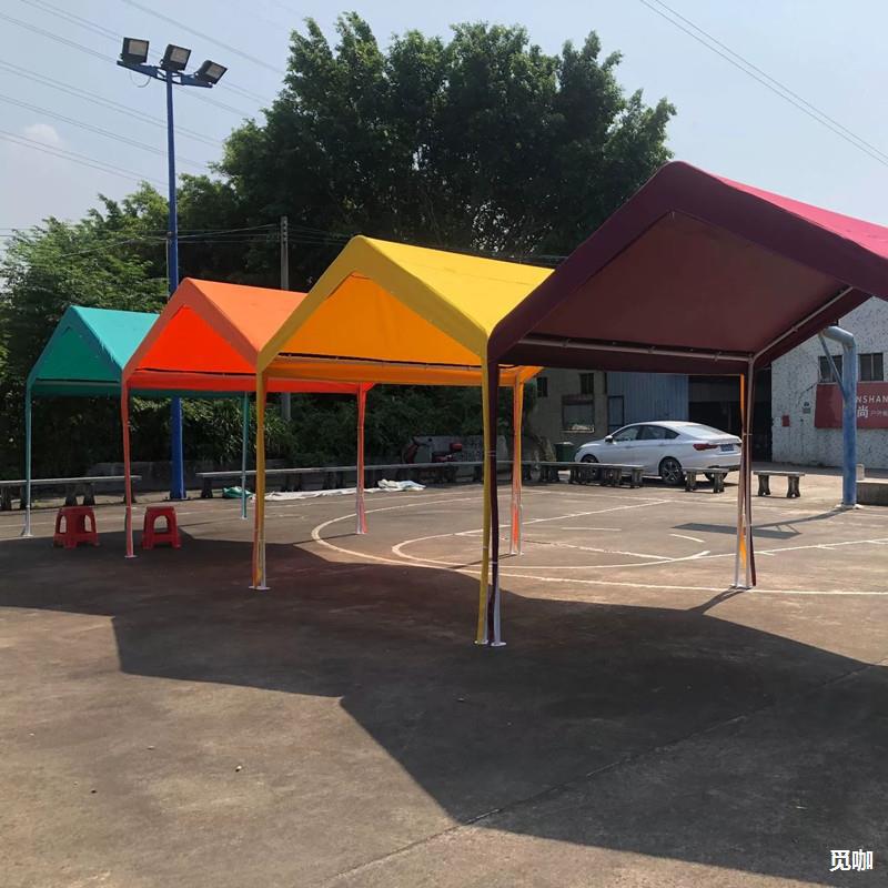 网红房式地摊摆摊帐篷家用活动夜市移动雨棚四角集市遮阳蓬停车棚