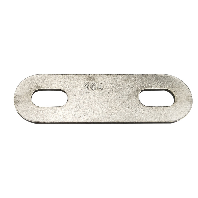 不锈钢一字角码铁片直角铁板固定器家具预埋件带孔连接件长条30宽