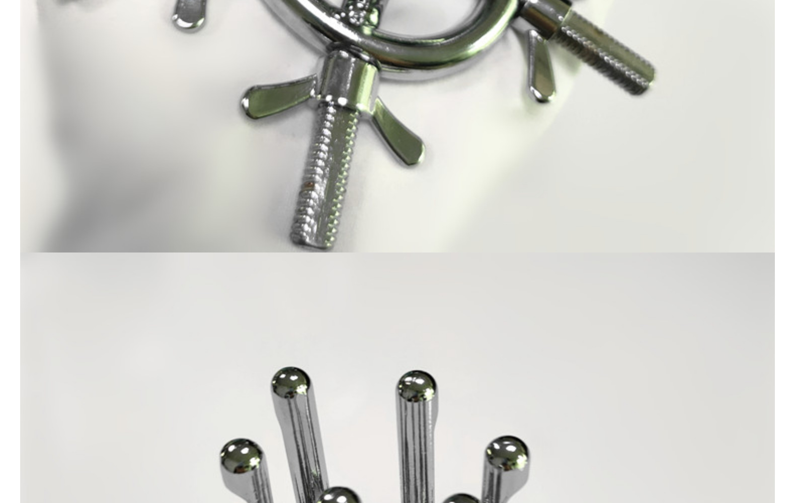 爱妹sm金属扩肛扩阴器阴道扩张器后庭窥视肛塞成人情趣性用品玩具