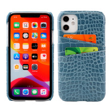亚马逊货源苹果三星手机壳适用iPhone15Pro鳄鱼纹背面可插卡防摔
