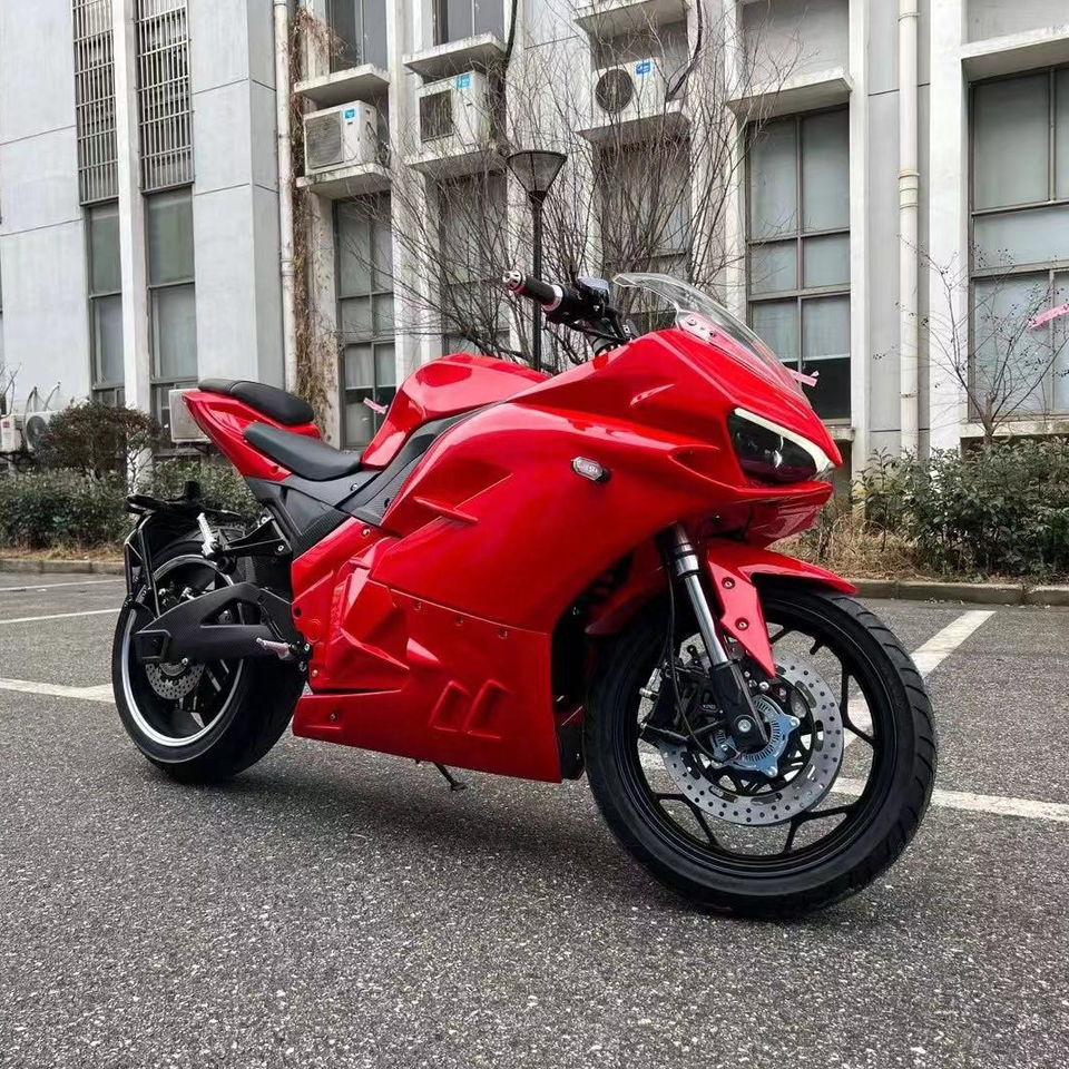 电摩电动摩托车成人俄罗斯ducati款72v跑车大型趴赛高速电车油改
