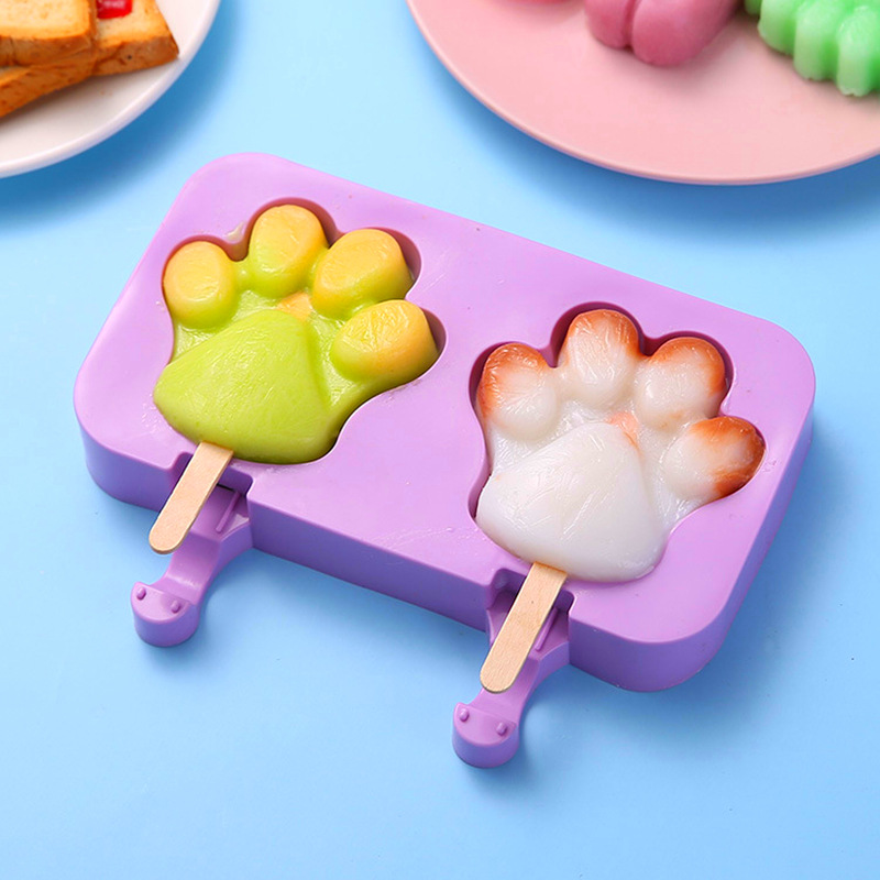 Ice-Cream Mould Ice Cube Mold Home Children Cute Homemade Ice Creams and Sorbets Popsicle Popsicle Stick Popsicle 0750